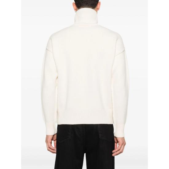 25FW 아미 ADC 터틀넥 스웨터 UKS839 018 151 NEUTRALS - AMI