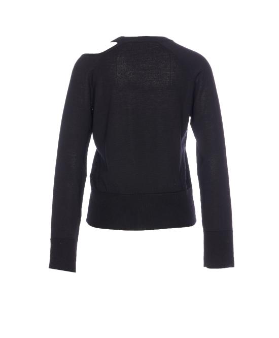 25FW 로베르토 콜리나 스웨터 F08301 F0809 Black - ROBERTO COLLINA