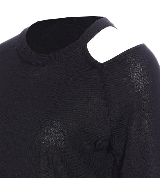 25FW 로베르토 콜리나 스웨터 F08301 F0809 Black - ROBERTO COLLINA