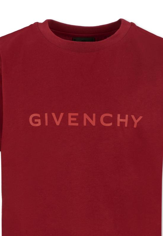 25FW [키즈] 지방시 티셔츠 H30952 95C BORDEAUX - GIVENCHY