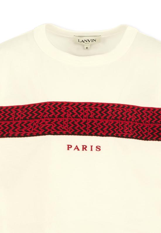 25FW [키즈] 랑방 티셔츠 N30287 N89 IVORY - LANVIN