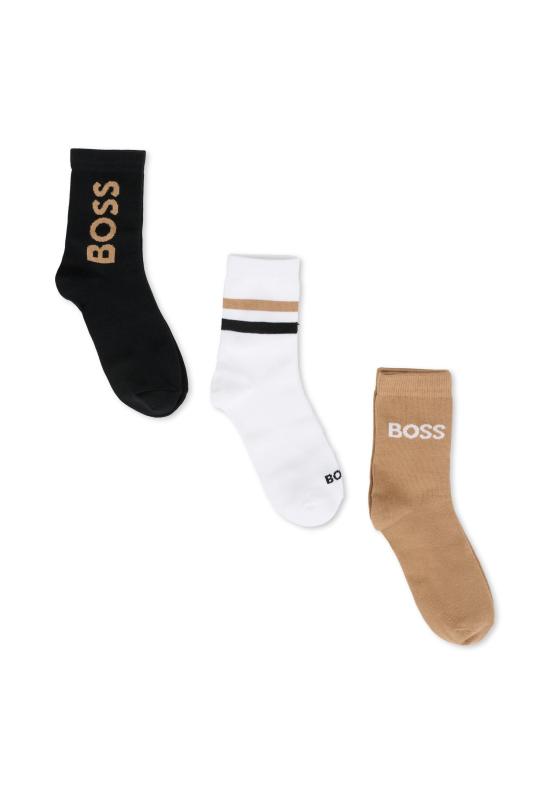 25FW [키즈] 보스 발목 양말 J52636 09B BLACK