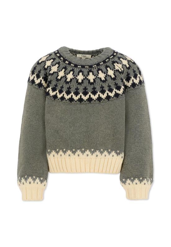 25FW [키즈] 끌로에 니트/스웻셔츠 C20797 A46 GREY