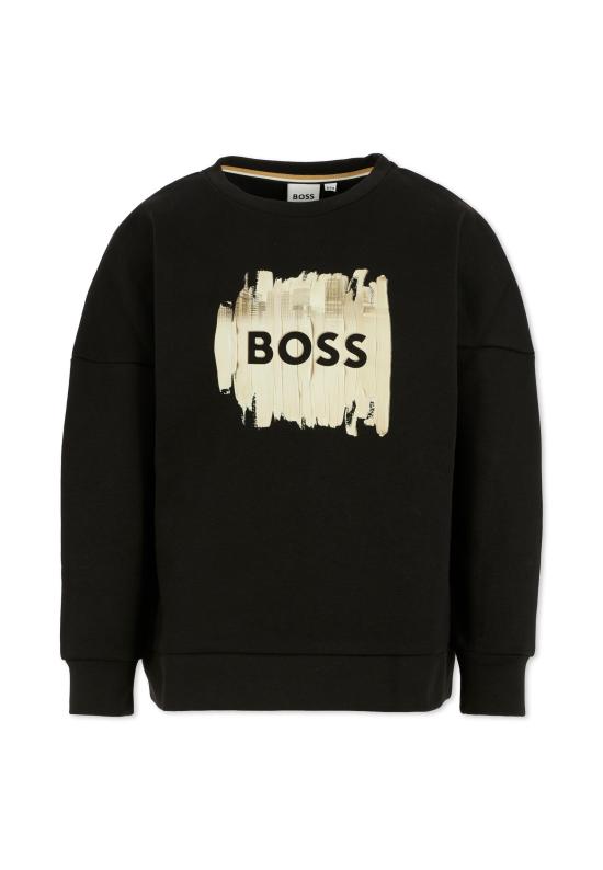 25FW [키즈] 보스 니트/스웻셔츠 J52356 09B BLACK