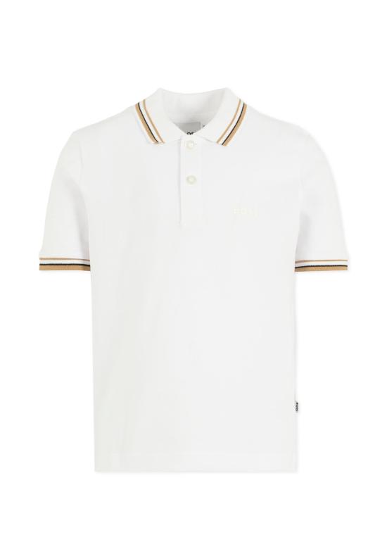 25FW [키즈] 보스 폴로 셔츠 J52332 10P WHITE