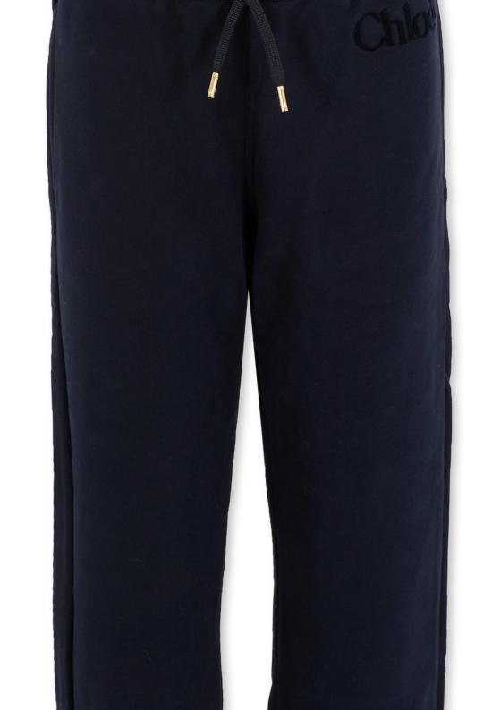25FW [키즈] 끌로에 트레이닝/조거 팬츠 C20631 859 BLUE - CHLOE