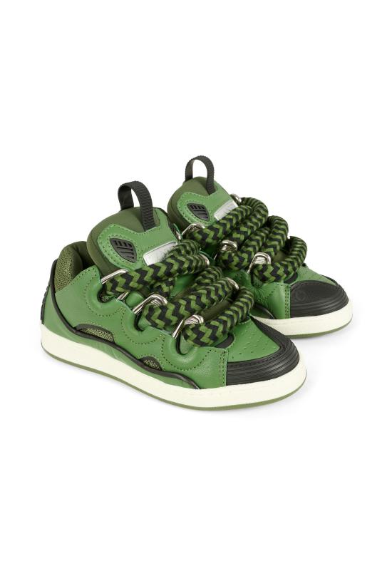 25FW [키즈] 랑방 스니커즈 N30308 665 GREEN - LANVIN