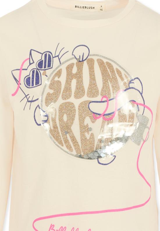 25FW [키즈] 빌리블러쉬 티셔츠 U21405 121 IVORY - BILLIEBLUSH