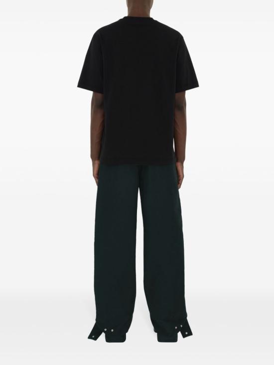 25FW 버버리 EKD 로고 프린트 코튼 숏슬리브 티셔츠 8095058 A1189 BLACK - BURBERRY