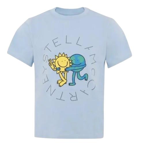 25FW [키즈] 스텔라 맥카트니 티셔츠 TX8Q01 Z0434 670 Light Blue