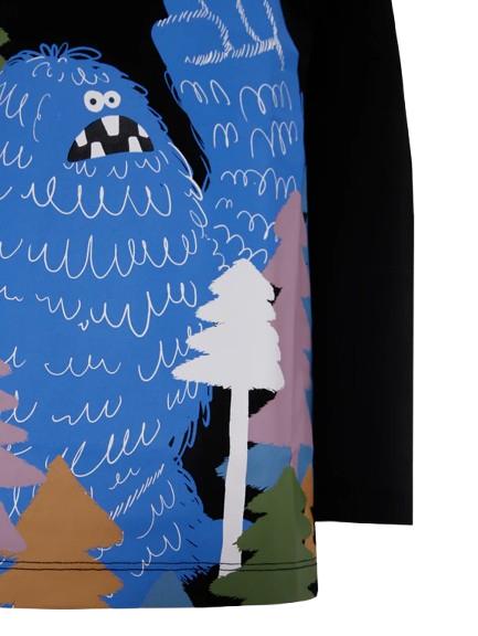 25FW [키즈] 스텔라 맥카트니 티셔츠 TX8Q70 Z0434 930 Black - STELLA MCCARTNEY