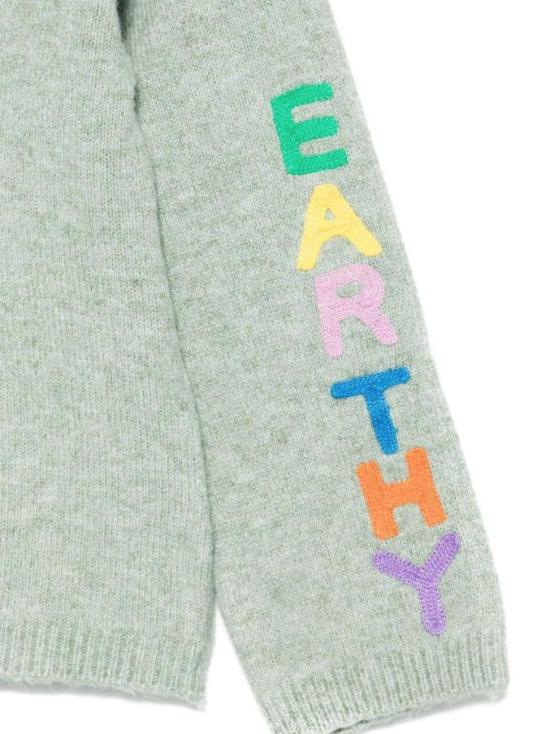 25FW [키즈] 스텔라 맥카트니 니트/스웻셔츠 TX9A00 Z2292 718 Green - STELLA MCCARTNEY