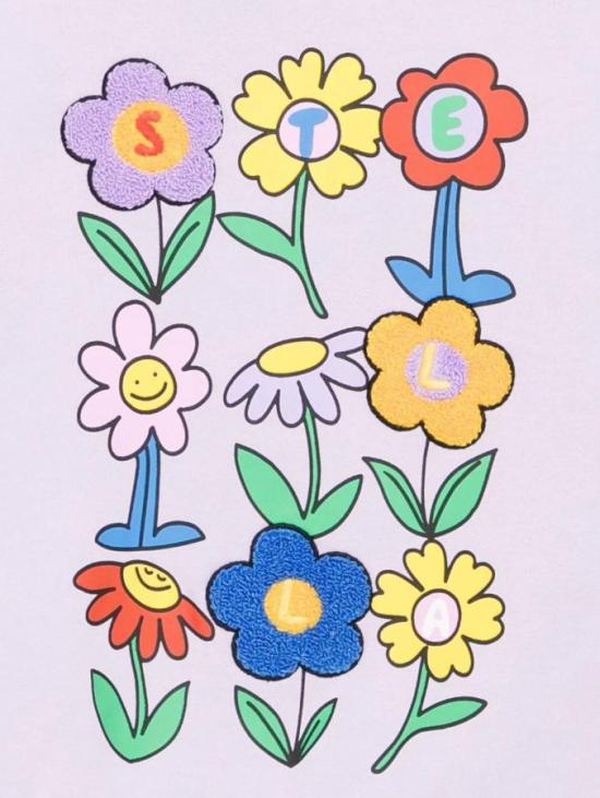 25FW [키즈] 스텔라 맥카트니 니트/스웻셔츠 TX4A60 Z3059 522 Lilac - STELLA MCCARTNEY