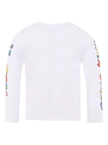 25FW [키즈] 스텔라 맥카트니 티셔츠 TX8A00 Z0434 100 White - STELLA MCCARTNEY
