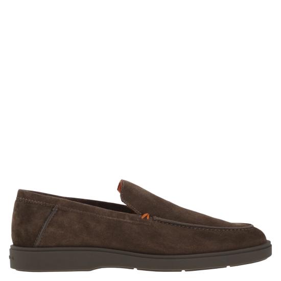 25FW 산토니 로퍼 MGDT17824SMOKSVU DARK BROWN