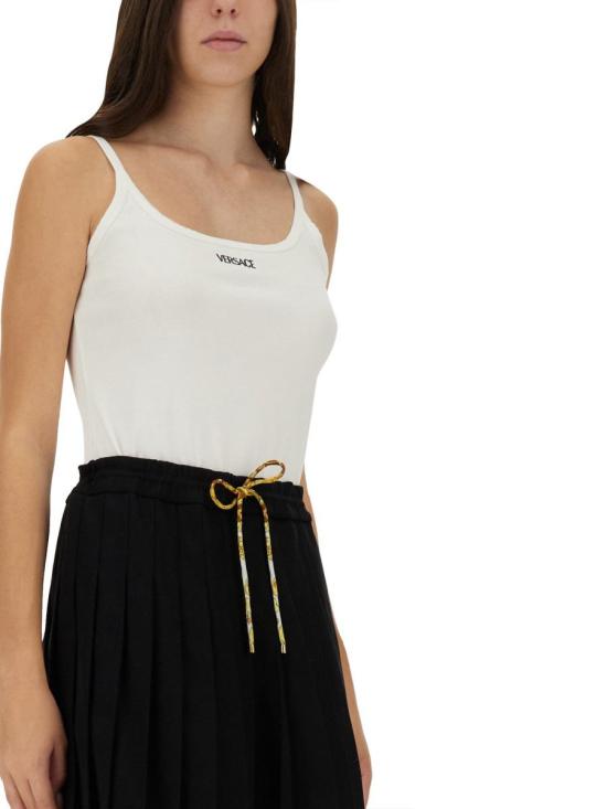 25FW 베르사체 민소매 티셔츠 1020524 1A154611W000 WHITE - VERSACE