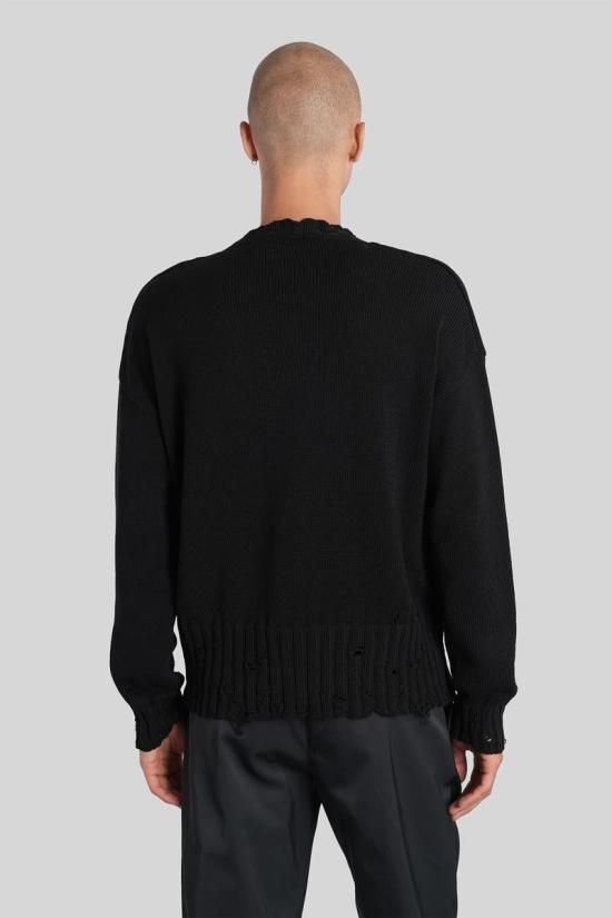 25FW 마르니 스웨터 383227 GCMG0210A0UFC652 Black - MARNI