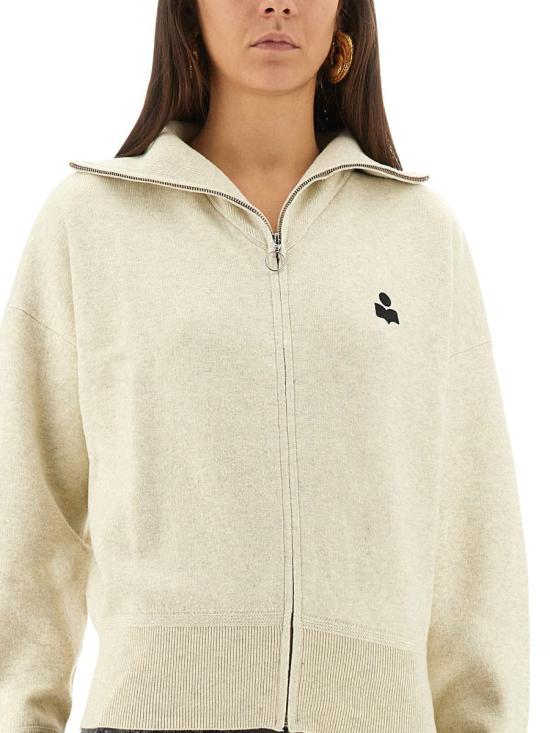 25FW 이자벨마랑에뚜왈 AXELLE 악셀 집업 가디건 CA0004FB A3L75E02LY Beige - ISABEL MARANT ETOILE