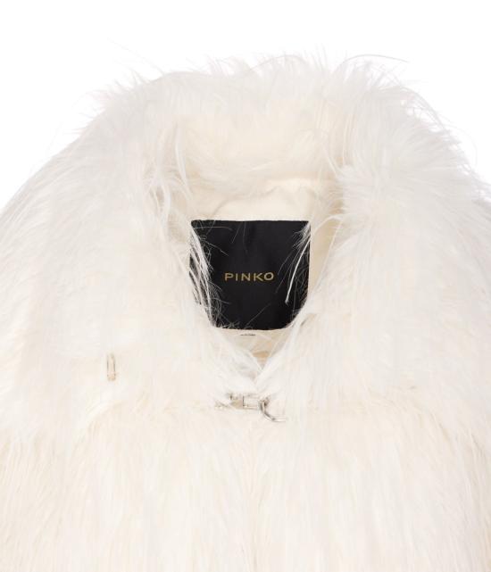 25FW 핑코 봄버 자켓 106045A2ZOZ14 WHITE - PINKO