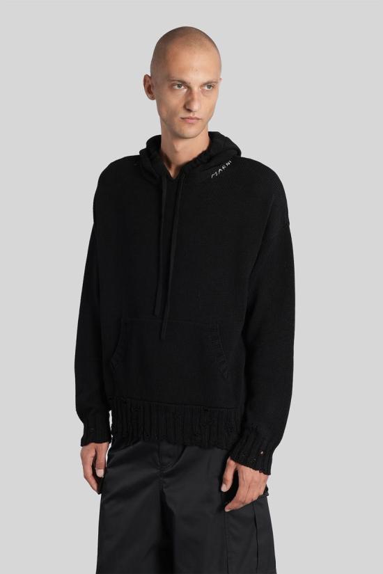 25FW 마르니 스웨터 404377 GCMG0411A0UFC652 Black - MARNI