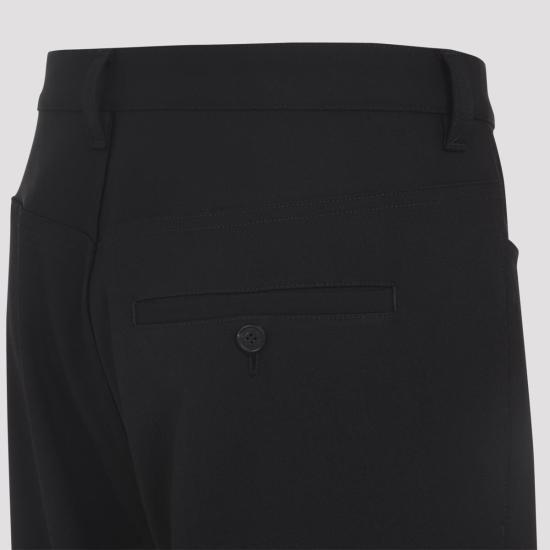 25FW 발렌시아가 핀스트라이프 팬츠 850705 TJT21 1000 Black - BALENCIAGA