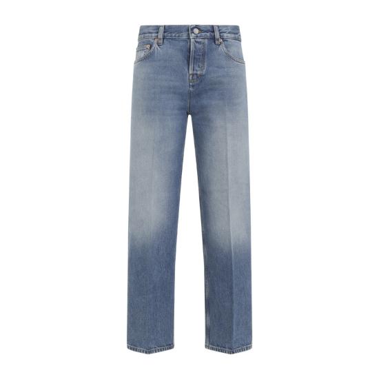 25FW 구찌 스트레이트 핏 데님 팬츠 812233 XDC7S 4009 BLUE