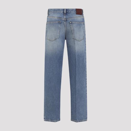 25FW 구찌 스트레이트 핏 데님 팬츠 812233 XDC7S 4009 BLUE - GUCCI