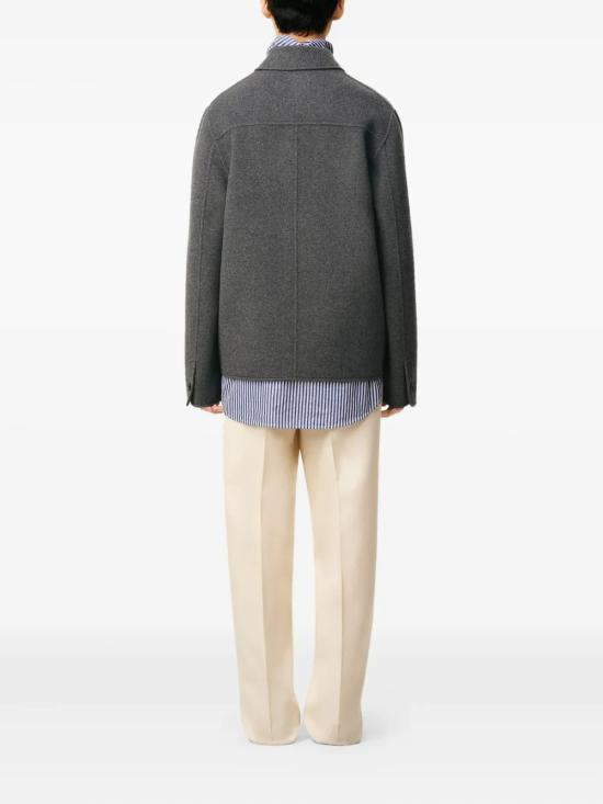 25FW 아미 플란넬 자켓 HJK844 WV0022 055 Grey - AMI