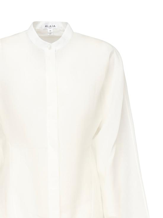 26SS 알라이아 셔츠 AA9C0988W069B 000 White - ALAIA