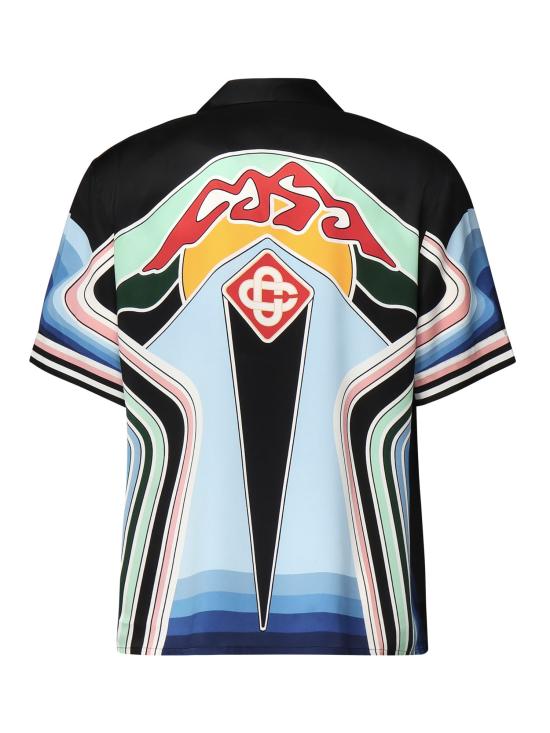 25FW 카사블랑카 반팔 셔츠 MPF25SH00306 MultiColour - CASABLANCA