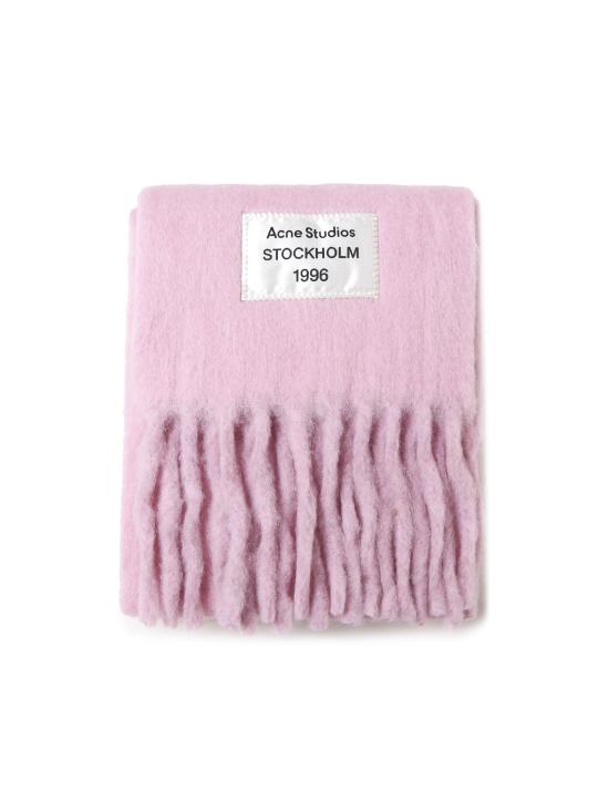 25FW 아크네 스튜디오 바이컬러 알파카 스카프 CA0343 AN4 Pink lilac - ACNE STUDIOS
