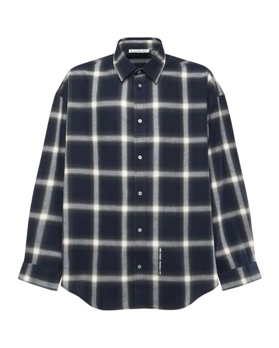 25FW 아크네 스튜디오 셔츠 BB0632 AV7 NAVY MULTI