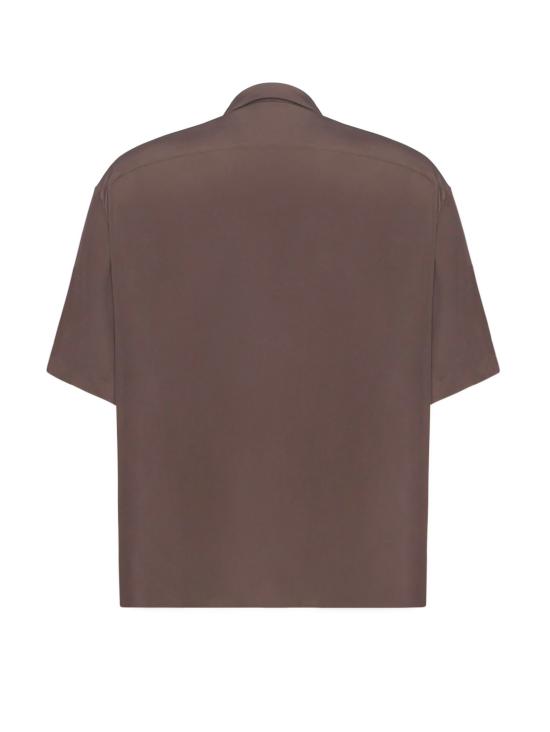 25FW 마리아노 반팔 셔츠 MGFW25TT03870 3233 Brown - MAGLIANO