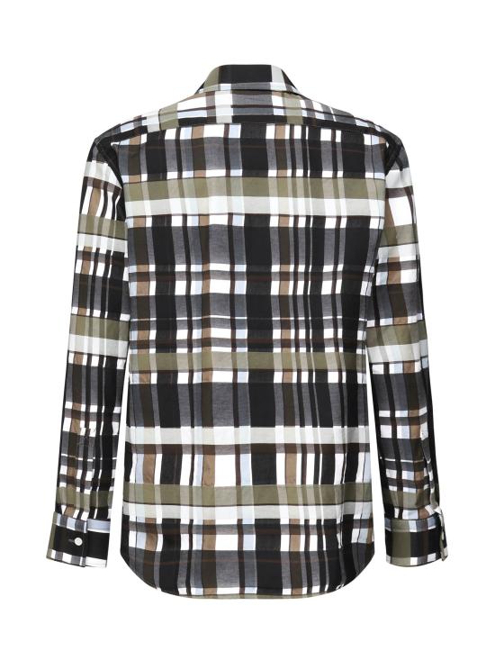 25FW 보테가베네타 긴팔 셔츠 821368 V5PN01012 BLACK GREEN BLUE - BOTTEGA VENETA