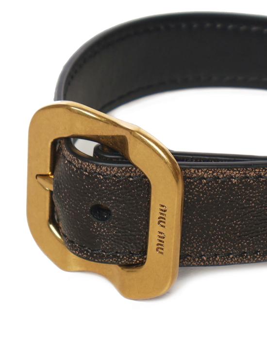 25FW 미우미우 팔찌 5IB686 AF6PF0EFU Coffee - MIU MIU