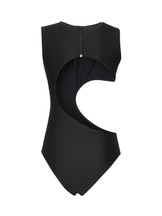 25FW 알라이아 비치웨어 AA9W0075J084B 995 Black - ALAIA