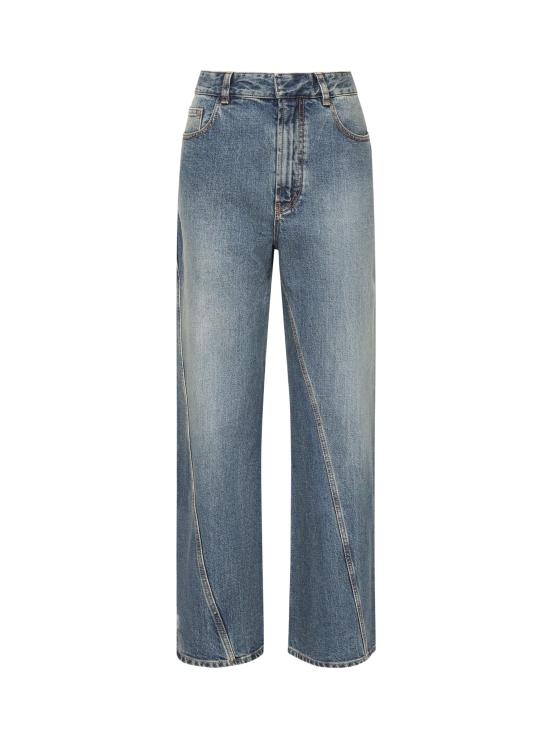 25FW 알라이아 데님 팬츠 AA9P1181D006B 505 BLEU MINERAL