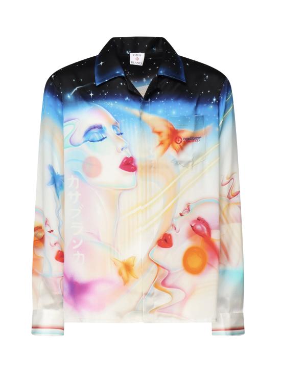 25FW 카사블랑카 긴팔 셔츠 UMPF25SH00602 MultiColour