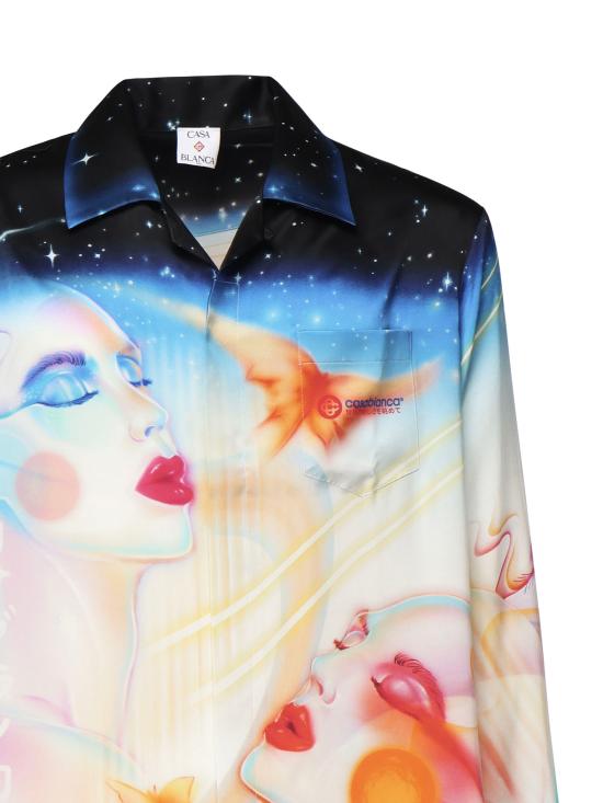 25FW 카사블랑카 긴팔 셔츠 UMPF25SH00602 MultiColour - CASABLANCA