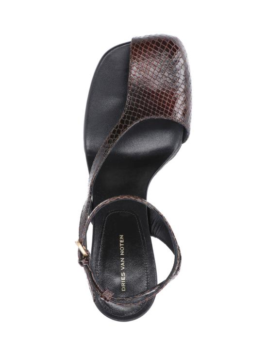 25FW 드리스 반 노튼 힐/펌프스 011714 350 704 Brown - DRIES VAN NOTEN