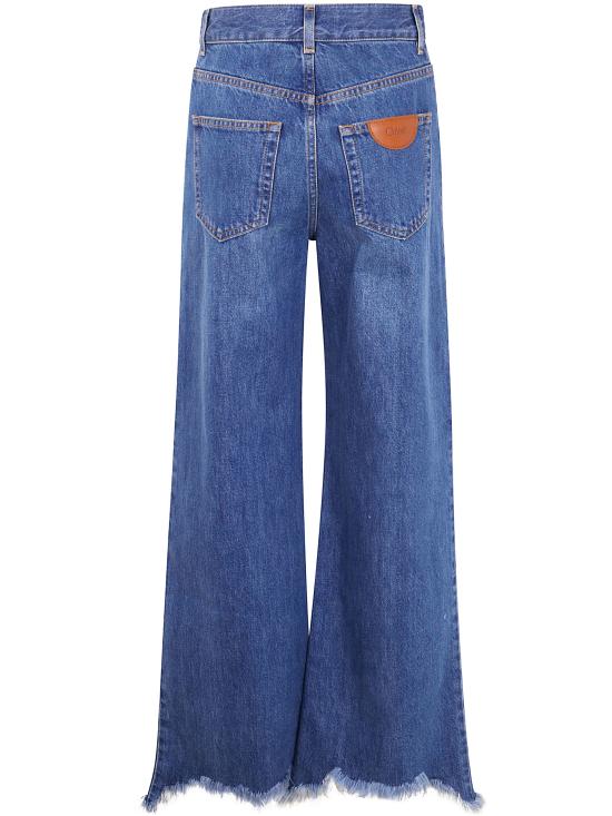 25FW 끌로에 데님 팬츠 CH24WDP22150 402 NIGHT BLUE - CHLOE