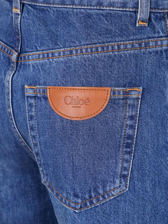 25FW 끌로에 데님 팬츠 CH24WDP22150 402 NIGHT BLUE - CHLOE