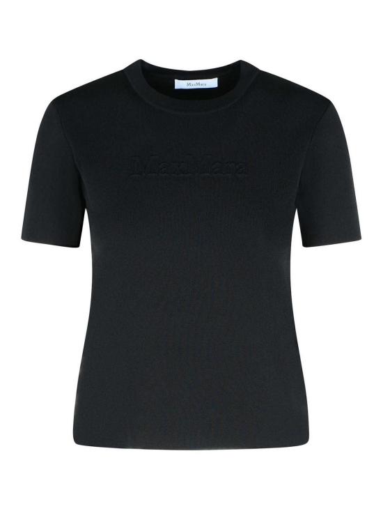 25FW 막스마라 반팔 티셔츠 2521366068600005 Black