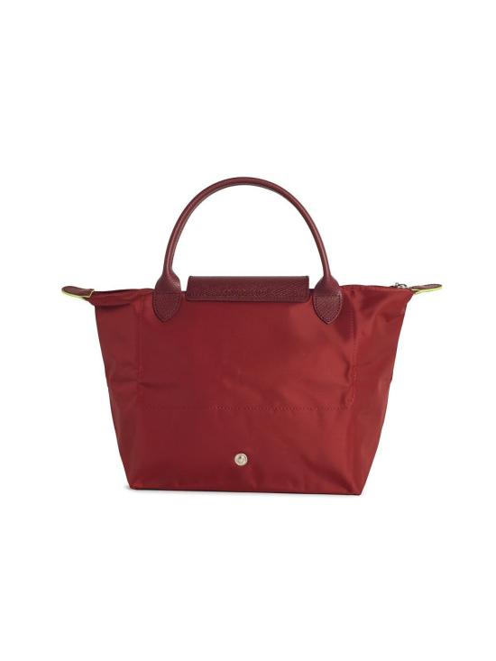  롱샴 르 플리아쥬 그린 스몰 탑 핸들 백 L1621919P98 Dark Red - LONGCHAMP