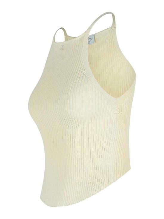 25FW 쿠레쥬 민소매 티셔츠 325MTO450FI00010001 White - COURREGES