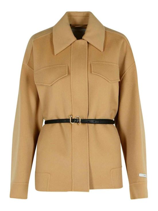  스포트막스 CANTORE 칸토레 벨티드 울 자켓 2522086031600001 Brown