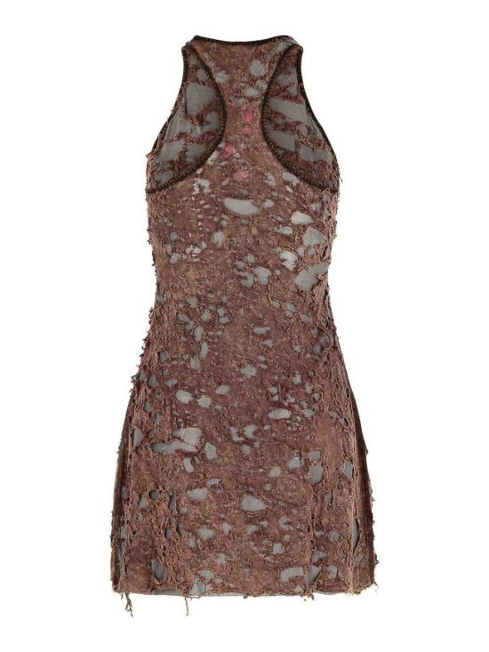  디젤 미디 원피스 A185220IKCK7FG Brown - DIESEL