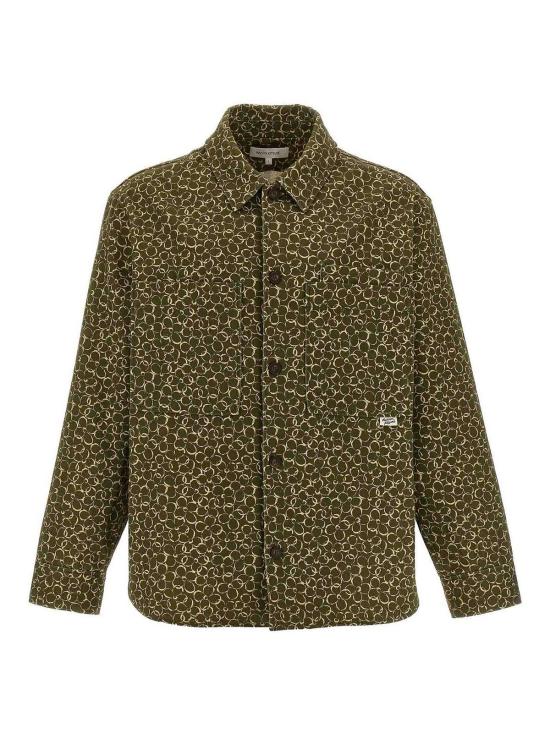  메종키츠네 긴팔 셔츠 MM00401WW4017O360 Green