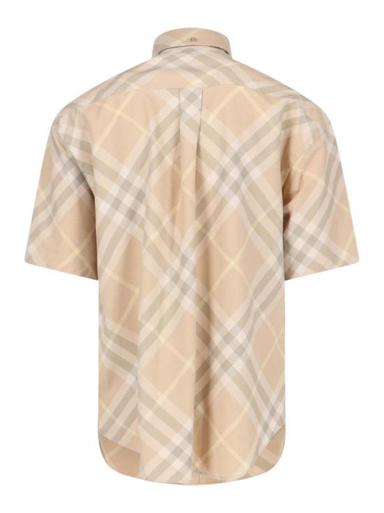  버버리 반팔 셔츠 8082478 Beige - BURBERRY