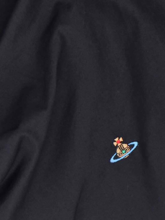 25FW 비비안웨스트우드 긴팔 티셔츠 1505000J W009Q N401 Black - VIVIENNE WESTWOOD